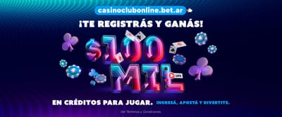 Banner de bienvenida al Casino Palermo con promociones exclusivas